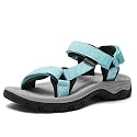Women's Hiking Sport Sandals Water Outdoor Athletic Shoes With Arch Support Adjustable Velcro Beach Shoes