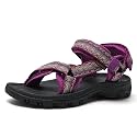 Women's Hiking Sport Sandals Water Outdoor Athletic Shoes With Arch Support Adjustable Velcro Beach Shoes