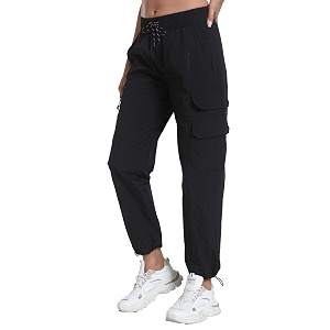 women39s jogging bottoms with pockets hiking pants water resistant lightweight trousers for women workout athletic travel camping