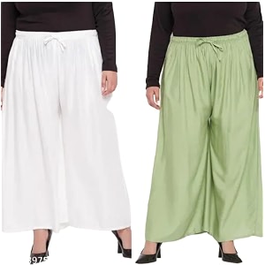 Womens Jumbo Combo Palazzo Extra Wide