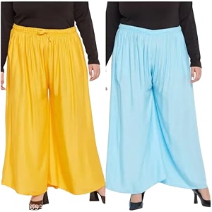 Womens Jumbo Combo Palazzo Extra Wide