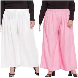 Womens Jumbo Combo Palazzo Extra Wide