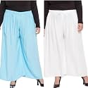 Women39s Jumbo Combo Palazzo Extra Wide
