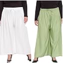 Women39s Jumbo Combo Palazzo Extra Wide