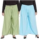 Women39s Jumbo Combo Palazzo Extra Wide