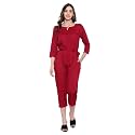 Women39s Knee Length Full sleeves jumpsuit multicolor