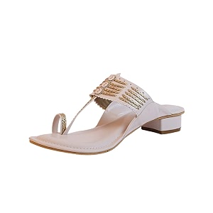 Womens Kolhapuri Short Heel-10514
