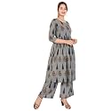 Women39s Kurta with Palazzo Set Fabric Cotton