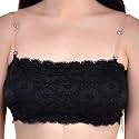 Women39s Lace Padded Wire Free Bralette Bra