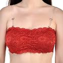 Women39s Lace Padded Wire Free Bralette Bra