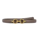 Women's Leather Belt with Buckle - Ideal for Dresses, Jeans, and Coats