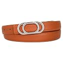 Women's Leather Belt with Buckle - Ideal for Dresses, Jeans, and Coats