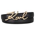 Women's Leather Belt with Buckle - Ideal for Dresses, Jeans, and Coats