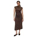 Women39s Leopard Print high Neck Extended Sleeves