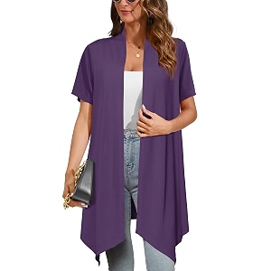 Womens Lightweight Open Front Cardigans Casual Soft