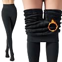 Women's Lined Fleece Stockings | Thick Fur Thermal Tights for Girls