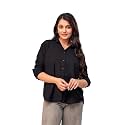 Women39s Linen Blend Shirt Casual Collared