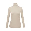 Women's Long Sleeve Turtleneck Shirts Slim Fitted Lightweight Base Layer Casual Tops