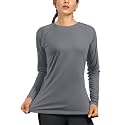 Women's Long Sleeve UPF 50+ UV Sun Protection Shirts Athletic Rash Guard Swim Shirt/Hoodie for Outdoor Diving Hiking