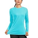 Women's Long Sleeve UPF 50+ UV Sun Protection Shirts Athletic Rash Guard Swim Shirt/Hoodie for Outdoor Diving Hiking