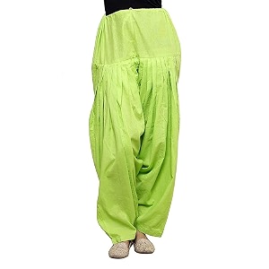 Womens Loose fit Cotton semi Patiyala Salwar