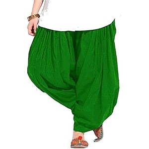 Womens Loose fit Cotton semi Patiyala Salwar
