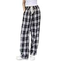 Women's Lounge Pants Plaid Teen Clothes Comfy Baggy Trendy Cute Soft Waist Drawstring with Pockets
