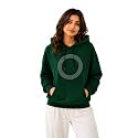 Women39s Luxury Rhinestone Geometric Circle Pullover Hoodies