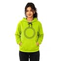 Women39s Luxury Rhinestone Geometric Circle Pullover Hoodies