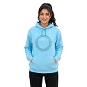 Women39s Luxury Rhinestone Geometric Circle Pullover Hoodies