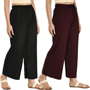 Womens Lycra Palazzo - Stretchable Comfortable