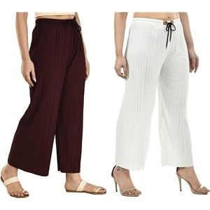 Womens Lycra Palazzo - Stretchable Comfortable