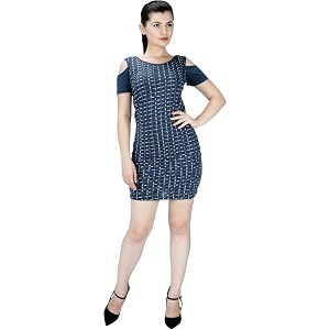 Womens Madewell Cold Shoulder Midi Dress for