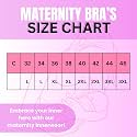 Women39s Maternity Feeding Bra Front Open Snap