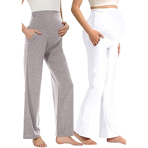 Womens Maternity Leggings with Pockets - Comfortable
