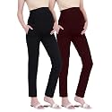Women39s Maternity Leggings with Pockets Comfortable