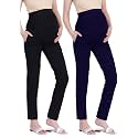 Women39s Maternity Leggings with Pockets Comfortable