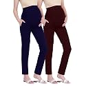 Women39s Maternity Leggings with Pockets Comfortable