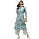 Women39s Mauve Floral Printed Straight Kurta with