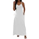 Women39s Maxi Dresses V-Neck Adjustable Spaghetti Strap