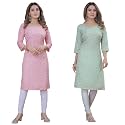 Women39s Multicolor Crepe KurtaPack of 2 KurtaKurta