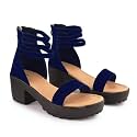 Women39s Platform Heels Signora112Chunky Flared High Heel
