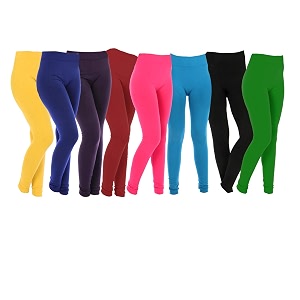 Womens Plus Size Relaxed Fit Cotton Leggings