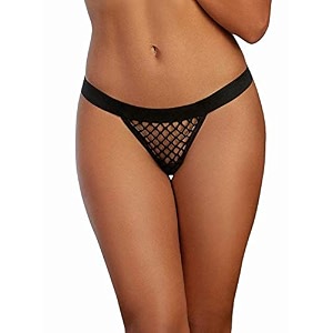 Womens Poly Lycra Mesh Net G-Strings