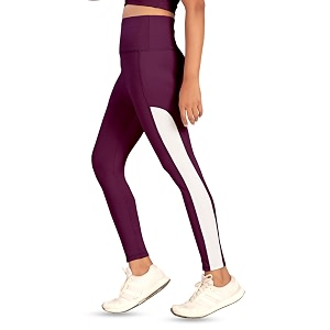 Womens Polyester Blend Yoga Pants with High