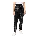Women39s Polyester Checkered Elasticated Trousers