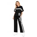 Women39s Printed Co-Ord Lounge Set Oversized