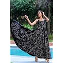 Women39s Printed fit and Flared Dress