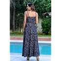 Women39s Printed fit and Flared Dress