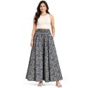 Women39s Printed Viscose Crepe Flared Palazzo Pants